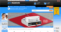 Desktop Screenshot of pro-massicots.com